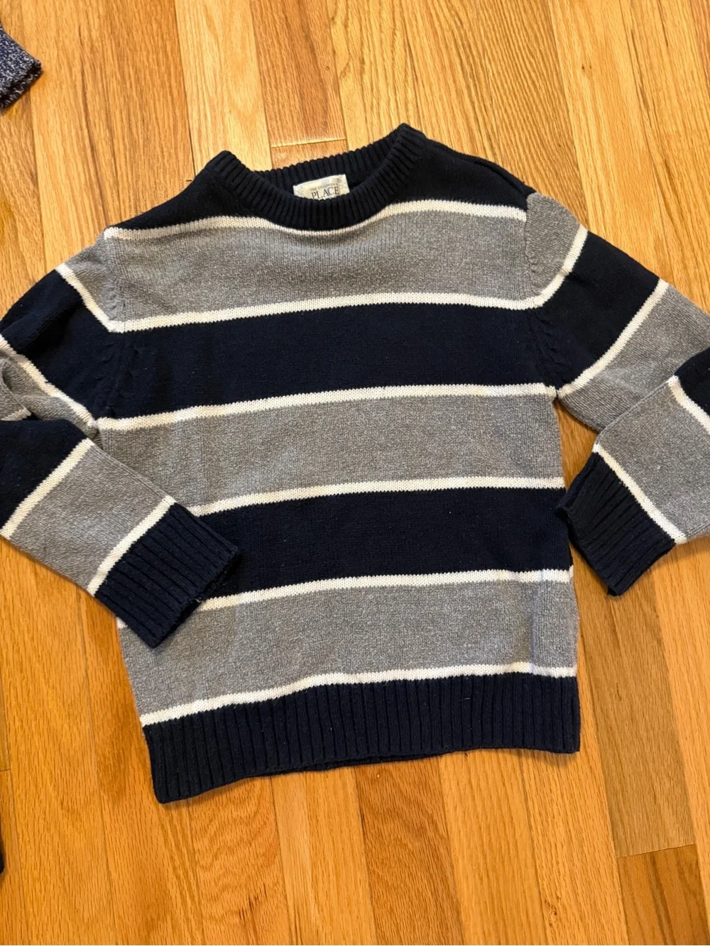 Kids Navy and Gray Half-Zip & Crewneck Sweaters - Mixed Styles